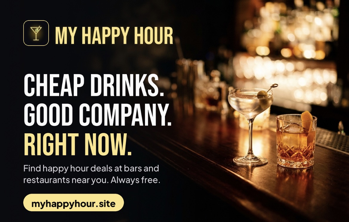 FIND YOUR HAPPY HOUR!
